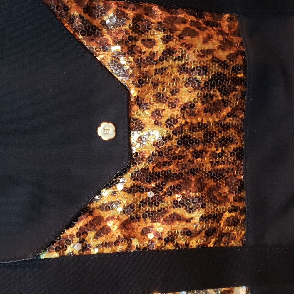 Eric Javits Sequin Leopard Bag - Picture 2 of 9